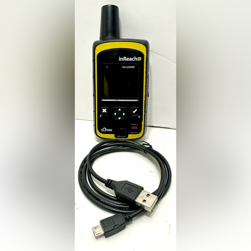 DeLorme inReach SE Satellite Communicator Model INRCH20 Handheld GPS Transmitter